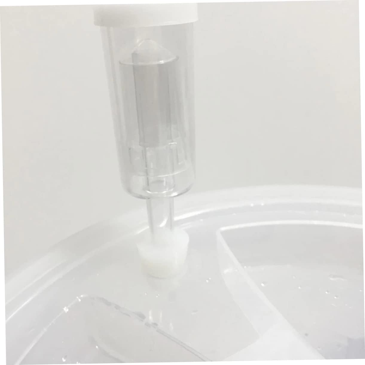 3 Sets Plastic Airlock One-way Valves with Silicone Plug for Beer Wine