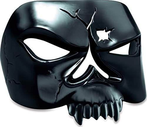 Kuryakyn 9024 Motorcycle Accent Accessory: Zombie Skull Taillight Cover for 1973-2019 Harley-Davidson Motorcycles, Black image 5
