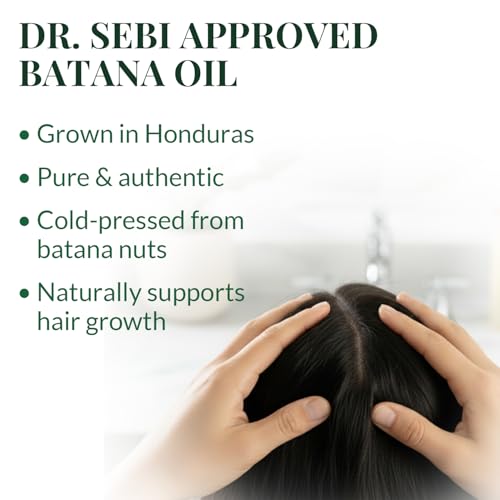 Image of AVD ORGANICS Batana Oil for Hair Growth 6.7 fl oz | Dr Sebi Organic Raw Batana Oil from Honduras | 100% Pure & Natural for thicker & stronger Hair | Ideal for Men & Women | 200ML
