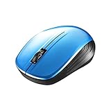 バッファロー BUFFALO 無線(2.4GHz)BlueLEDマウス3ボタン ブルー BSMBW105BL