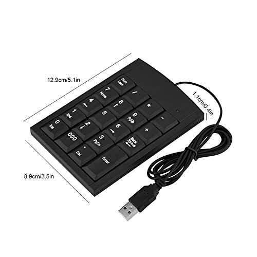 Portable Mini USB Numeric Keypad Number Keyboard for Laptop Desktop Computers for 2000 XP 7/8 / 9/10 - Image 4