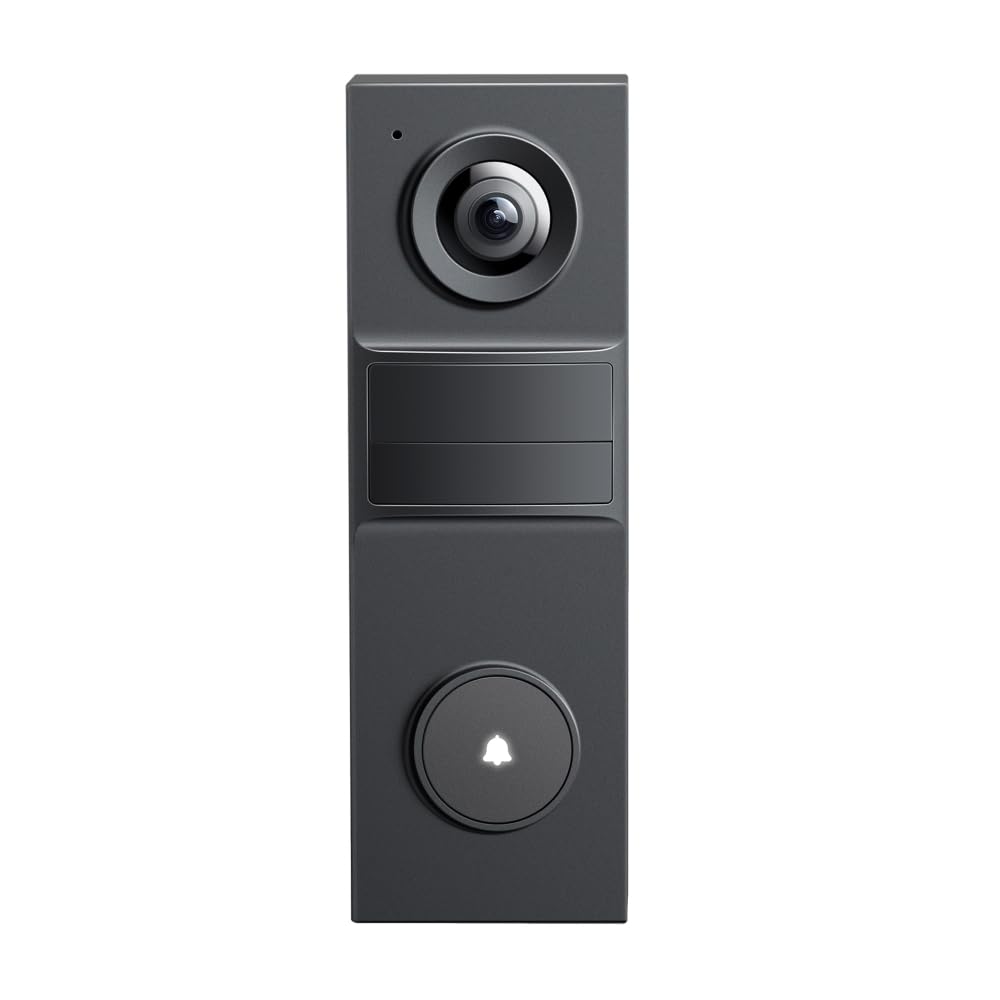 Tapo D205 - Timbre inalámbrico con batería de 2K 3 MP, sin Tarifa mensual, 160° FOV Ultra Ancho, Timbre de Video inalámbrico, Audio de 2 vías, detección de IA TP-Link, batería de 180 días, IP54