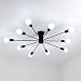 Aero Snail L1697 Modern Style Flush Mount Designers Metal 10-Light Ceiling Lamp Chandelier Lighting Fixure