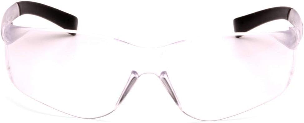 (12 Pair) Pyramex Mini Ztek Glasses Clear Frame/Clear Anti-fog Lens (S2510SNT)12