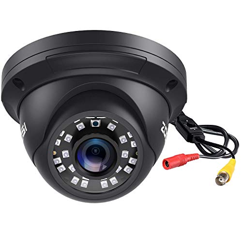 ZOSI 2.0MP FHD 1080p Dome Camera Housing Outdoor Indoor (Hybrid 4-in-1 CVI/TVI/AHD/960H Analog CVBS),24PCS LEDs,80ft IR Night Vision,CCTV Security Camera with 105° Wide Angle (Renewed)