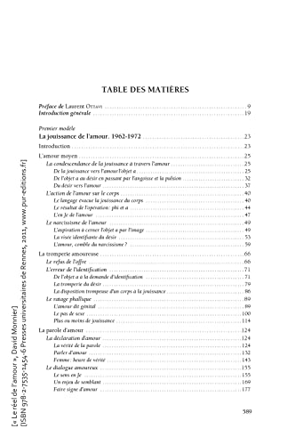 Carretel de L Amour (CLINIQUE PSYCHOPATHOLOGI)