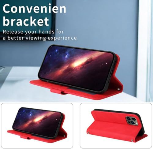 Housse en cuir Xiaomi 17 Ultra style premium avec bouton métallique chic - 5