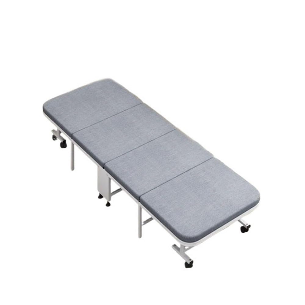 Klappbett Outdoor Tragbarer Nap-Loungesessel, Klappbett, Einzelbett, Kühlbett, Nap-Bett for den Büroarbeitsplatz Feldbetten(Klein)
