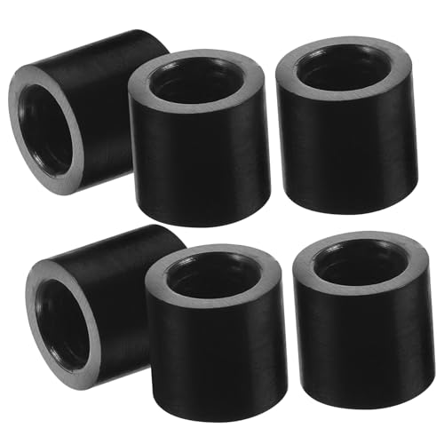 NULYLU 6pcs Billiard Cue Tip Covers Pool Cue Ferrules Snooker Accessories Plastic Replacement Ferrules Smooth Portable for Pool and Snooker Games