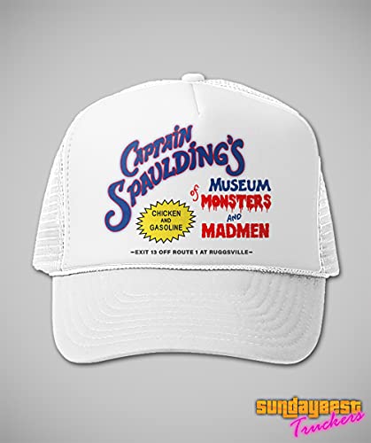 Captain Spaulding Hat - Museum Of Monsters And Madmen, Retro Horror Trucker Hat, Fried Chicken And Gasoline, House Of 1000 Corpses Shirt #TOP5