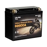 YTX20L-BS Motorcycle Battery, 12V 18Ah SLA Batteries Maintenance Free Scooter ATV AGM Replacement Battery