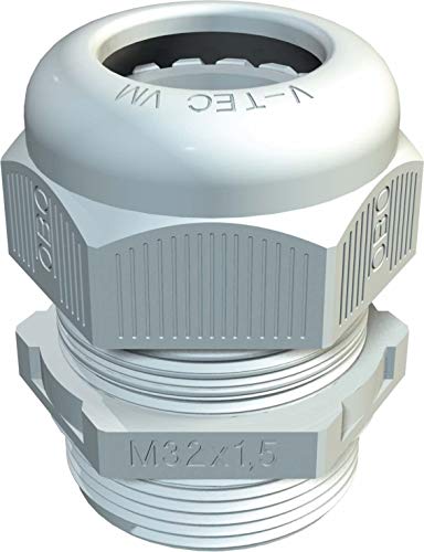 Preisvergleich Produktbild Obo-bettermann System conex.fix - Kabelverschraubung v-tec-vm m20 hellgrau