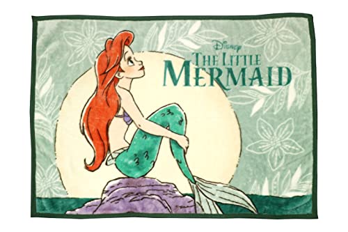 丸眞 ひざ掛け ディズニー リトルマーメイド ウォームブルー ブランケット H70×W100cm かわいい ふわふわ おしゃれ 防寒グッズ 2245026500