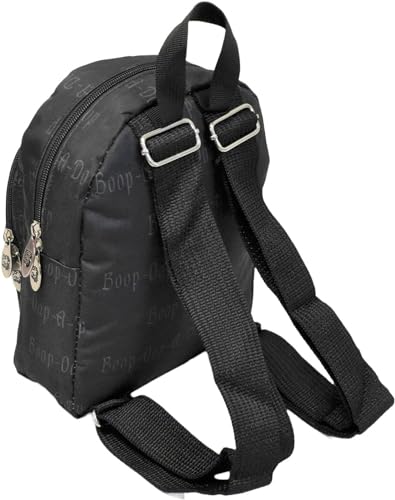 Betty Boop backpack black light weight external zipper pockets (mimi)3