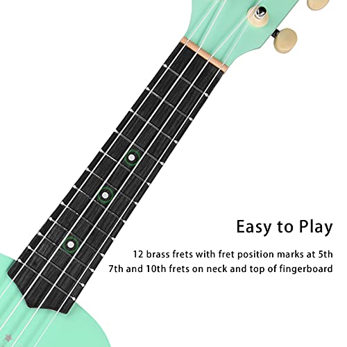 EastRock Ukulélé Soprano Débutants, Hawaïen Ukulele 21 pouces pour Enfant, Yukulele de Kit avec sac Sangle Médiators… - Les Beatles, Paul McCartney, John Lennon, RIngo Starr, George Harrison EastRock Ukulélé Soprano Débutants, Hawaïen Ukulele 21 pouces pour Enfant, Yukulele de Kit avec sac Sangle Médiators… – Image 6