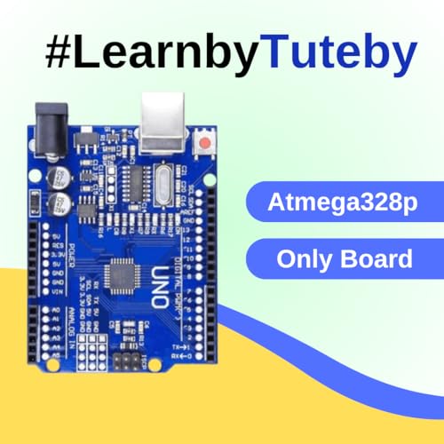 Image of Tuteby UNO R3 ATmega 328P SMD Development Board Compatible with Arduino IDE