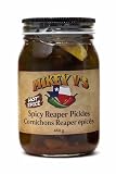 Mikey V's Spicy Reaper Dill Pickles – Extreme Heat Crunchy Pickle Spears (450 g)