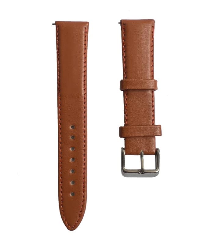 Image of Smart Watch Strap Compatible with Boat Lunar Connect Ace Smart Watch - Synthetic Leather Strap