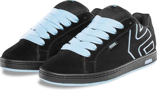 Image of Etnies Men's Fader Black /Light Blue, 5 Medium