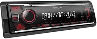Kenwood radio samochodowe USB, Bluetooth, Dab+, KMM-BT408DAB, czarne
