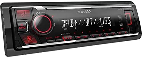 Kenwood radio samochodowe USB, Bluetooth, Dab+, KMM-BT408DAB, Czarny