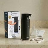 GentleJet CrystalJet Dispensador automático de jabón espumoso sin contacto, dispensador de jabón de manos espumoso de 10 onzas líquidas para