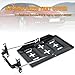 Aynaxcol Storage Battery Holder, 23cm Bolt with 34cm Battery Tray Battery Hold Down Tray Kit, Steel Storage Battery Holder Adjustable Bracket Clamp for Car Boat Marine