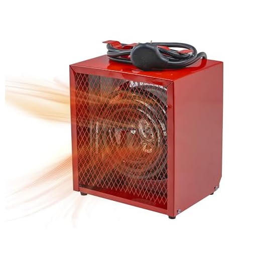 Comfort Zone CZ290 Portable 4800-Watt Fan-Forced Industrial Space Heater with Adjustable Thermostat Control and Safety Overheat Protection