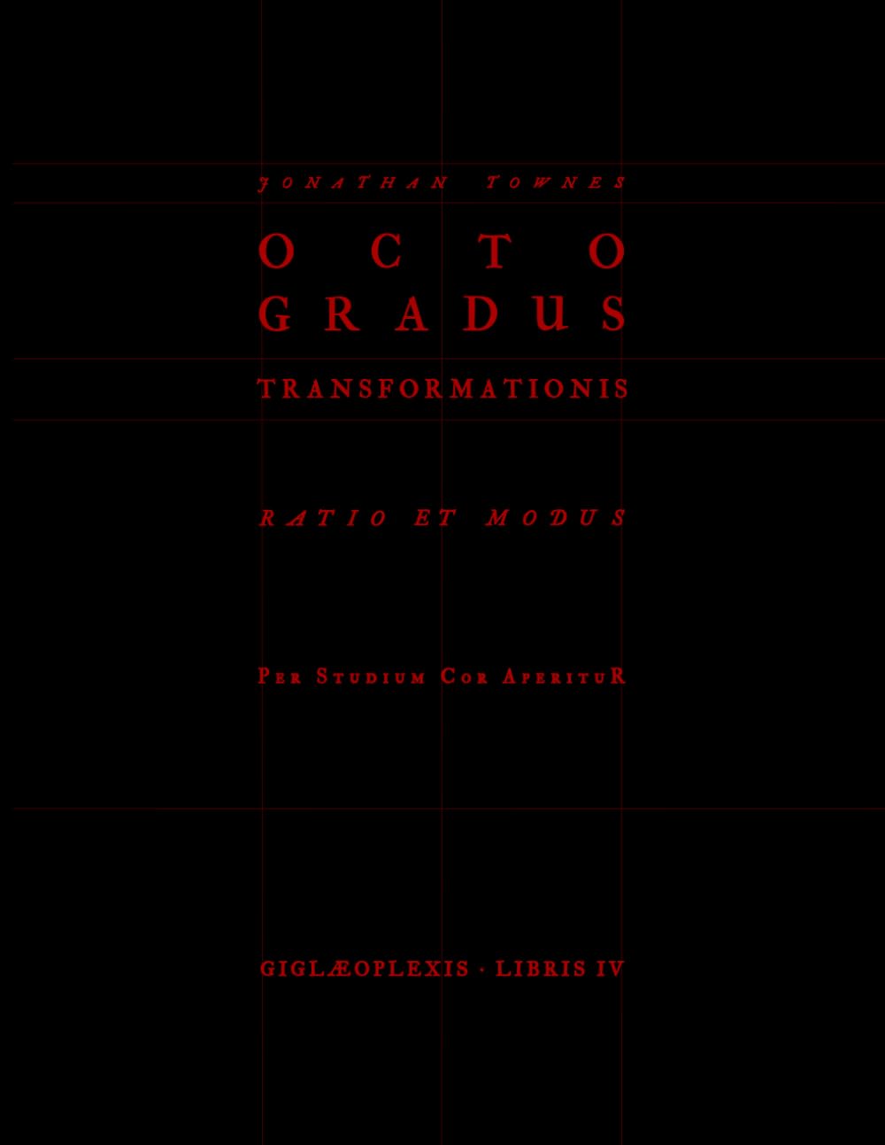 Octo Gradus Transformationis Book 4 Ratio Et Modus livre de collection rare