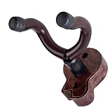 APGLSXY Appendiabiti da parete per chitarra, con viti, in legno, per chitarra acustica
