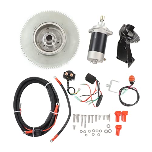 Alomejor Motor de popa de partida elétrico modificado para motor de arranque T30 2 tempos 30HP