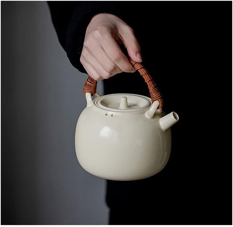 Miniatura 3 de Juego de té, tetera de porcelana con infusor de acero inoxidable, tetera de hojas sueltas y florecientes con infusor en caja de regalo, porcelana