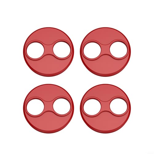 Image of BildeeMait Aluminum Alloy Motor Cover for DJI for Mini 4 Pro/3 Pro/3 SE, Protective Anti-Strike Propeller Guard(Red)