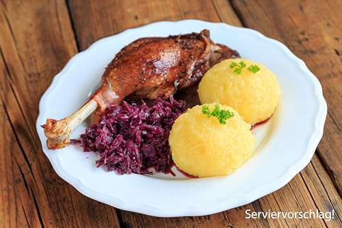 Landmetzger Schiessl's » Frische Weihnachtsgans « ca. 5300g | Aus Freilandhaltung | Natürliches Futter aus regionalem Anbau | Küchenfertig | Schlachtfrisch
