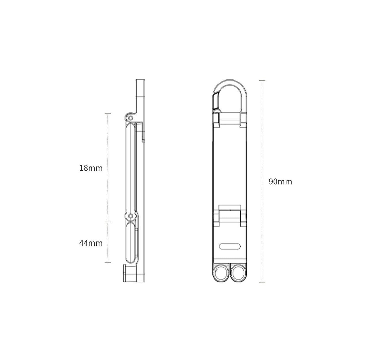 Soporte For Teléfono Con Llavero, Mini Soporte Portátil Ligero For Viaje