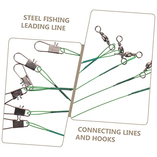 BESPORTBLE 120 piezas cables de pesca acero miniatura 5