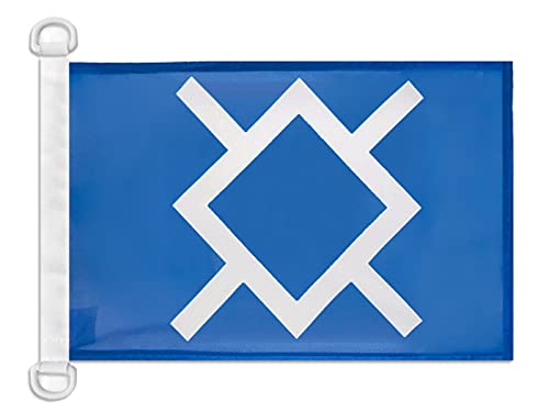 AZ FLAG Cheyenne indians Nautical Flag 18'' x 12'', Native American tribe flags 30 x 45 cm, Banner 12x18 in for boat โ image 1