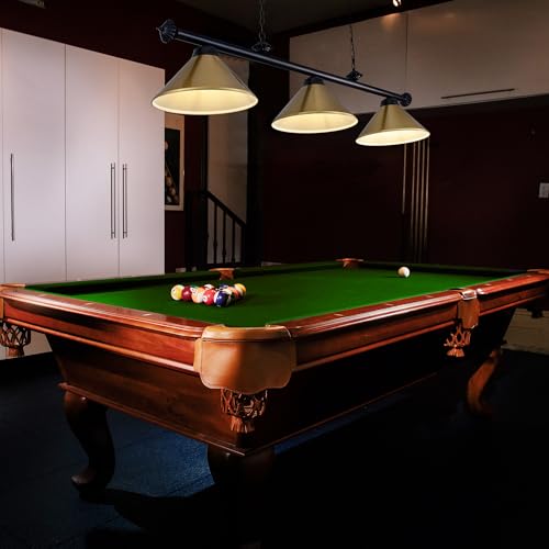 Wellmet CHL-001-LIGHT-GOLD 3 Light Pool Table Light, Billiard Lighting thumb #6
