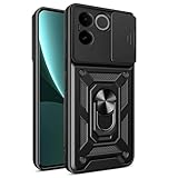 Lucyliy Funda para Vivo iQOO Z7 Pro Funda PC r�gido de Doble Capa, a Prueba de ca�das Compatible con Vivo S17e 5G Funda Protectora Grado Militar Black