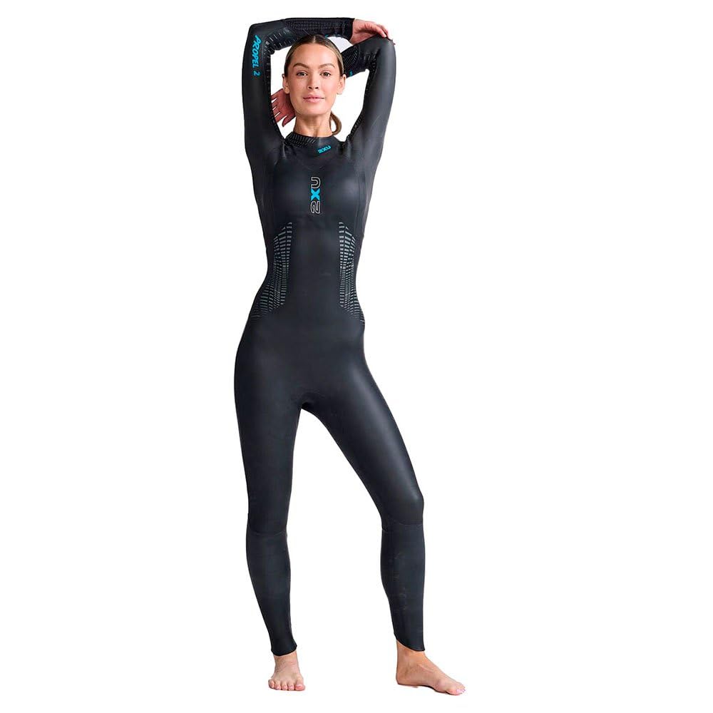 2XU Womens P:2 Propel Wetsuit Black/Aloha L - Image 2