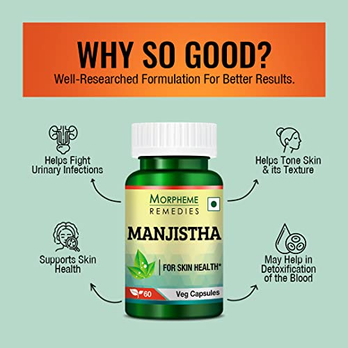 Morpheme Remedies Manjistha Extract - 500 mg (60 Capsules) - Image 6