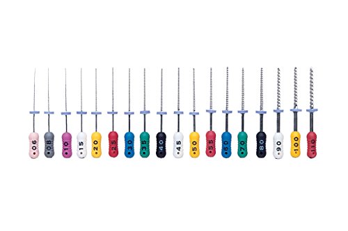 Premier PR-9053293 Stainless Steel Endodontic K-File, 31mm, #15 (Pack of 6)