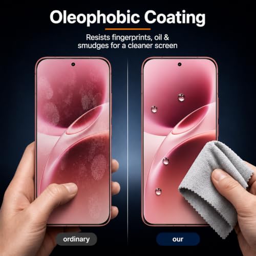 Image of Tempered Glass for Vivo V70 5G and Vivo V70 Lite | Edge-to-Edge Protection | 9H Hardness | Bubble-Free & Case Friendly HD Clear Screen Protector