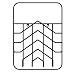Produktbild LM 42 Magazinhalter Wandregal Arrow, Schwarz Stahl finnisches Design, Zeitungshalter Wand Organizer Zeitschriftenhalter Briefablage