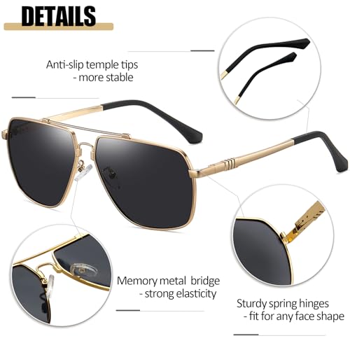 Metal Polarized Sunglasses Women Men Sun Glasses for Driving Fishing Golf SY60234