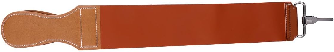 Leather Razor Strop Double-sided Sharpening Cloth Strap for Straight Razors Barber Use Cowhide Dual Layer Shaving Accessory