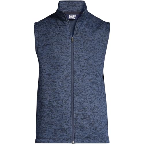 Lands' End School Uniform Men's Sweater Fleece Vest3