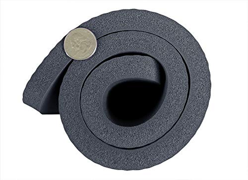 Sukhamat Yoga Knee Pad - New! 15Mm (5/8") Thick - The Best Yoga Knee Pad For A Pain Free Fitness Exercise Workout. Cushions Pressure Points. Complements Your Full-Size Yoga Mat. (Grey) #TOP1