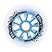 JHKJ Inline Skate Wheels Speed Skate Wheels Outdoor Replacement Wheel 8 Pcs 90mm/100mm/110mm for Outdoor Speed Skating Skate,Blue,110mm