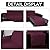 Easy-Going Sofa Slipcover L Shape Sofa Cover Sectional Couch Cover Chaise Lounge Slip Cover Reversible Sofa Cover Furniture Protector Cover for Pets Kids Children Dog Cat (Large,Wine/Wine)